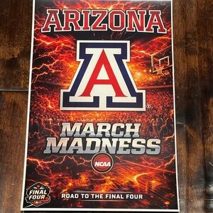 ARIZONA WILDCATS 11x17 POSTER MARCH MADNESS POSTERS